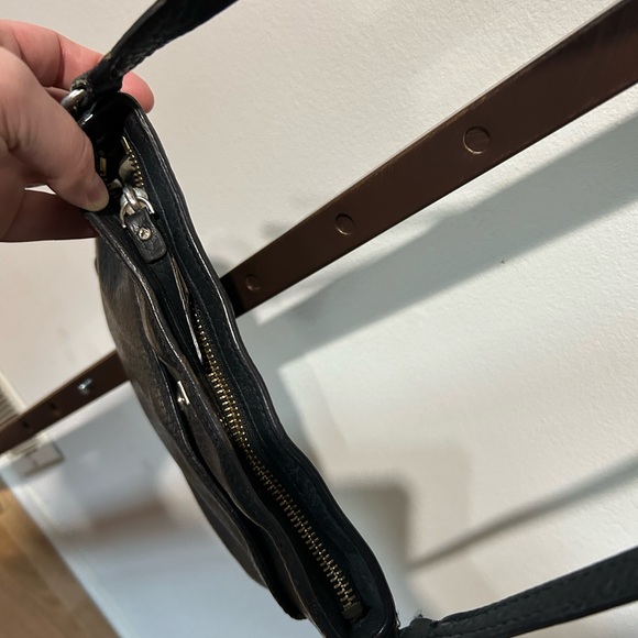 Vintage Kate spade genuine leather crossbody bag black - Picture 3 of 8